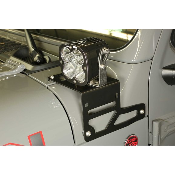 Fabtech Cowl Light Mount Brackets for 1822 Jeep Wrangler JL